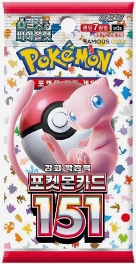 Pokemon 151 Booster Pack (Korean)